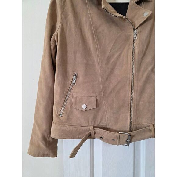 UGG Stacey Suede Moto Jacket L - Picture 3 of 12